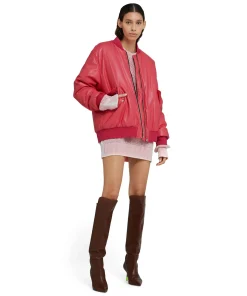 Giacca Bomber In Eco-Nappa^MSGM Online