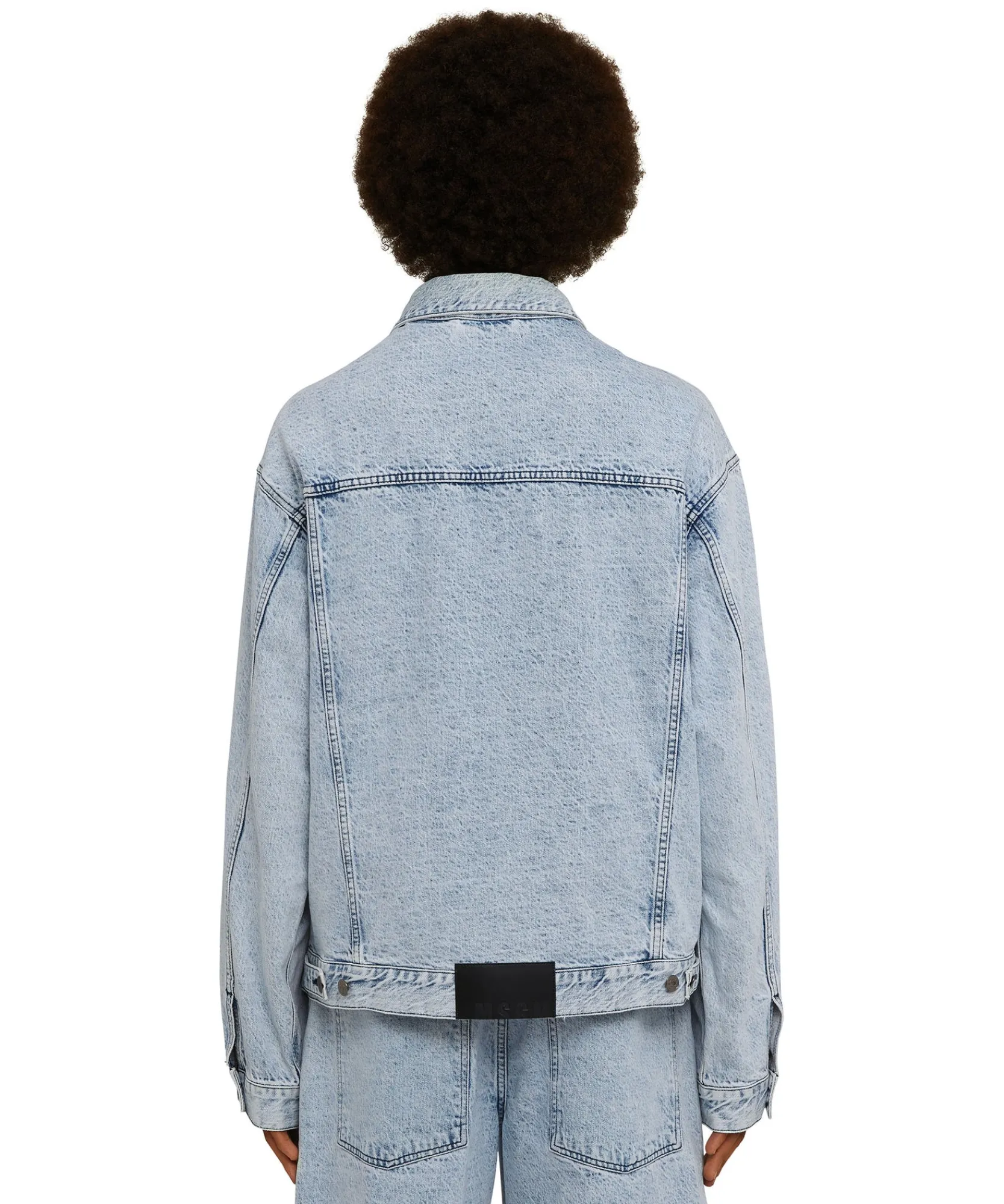 Giacca Di Jeans Con Dopppia Abbottonatura^MSGM Sale