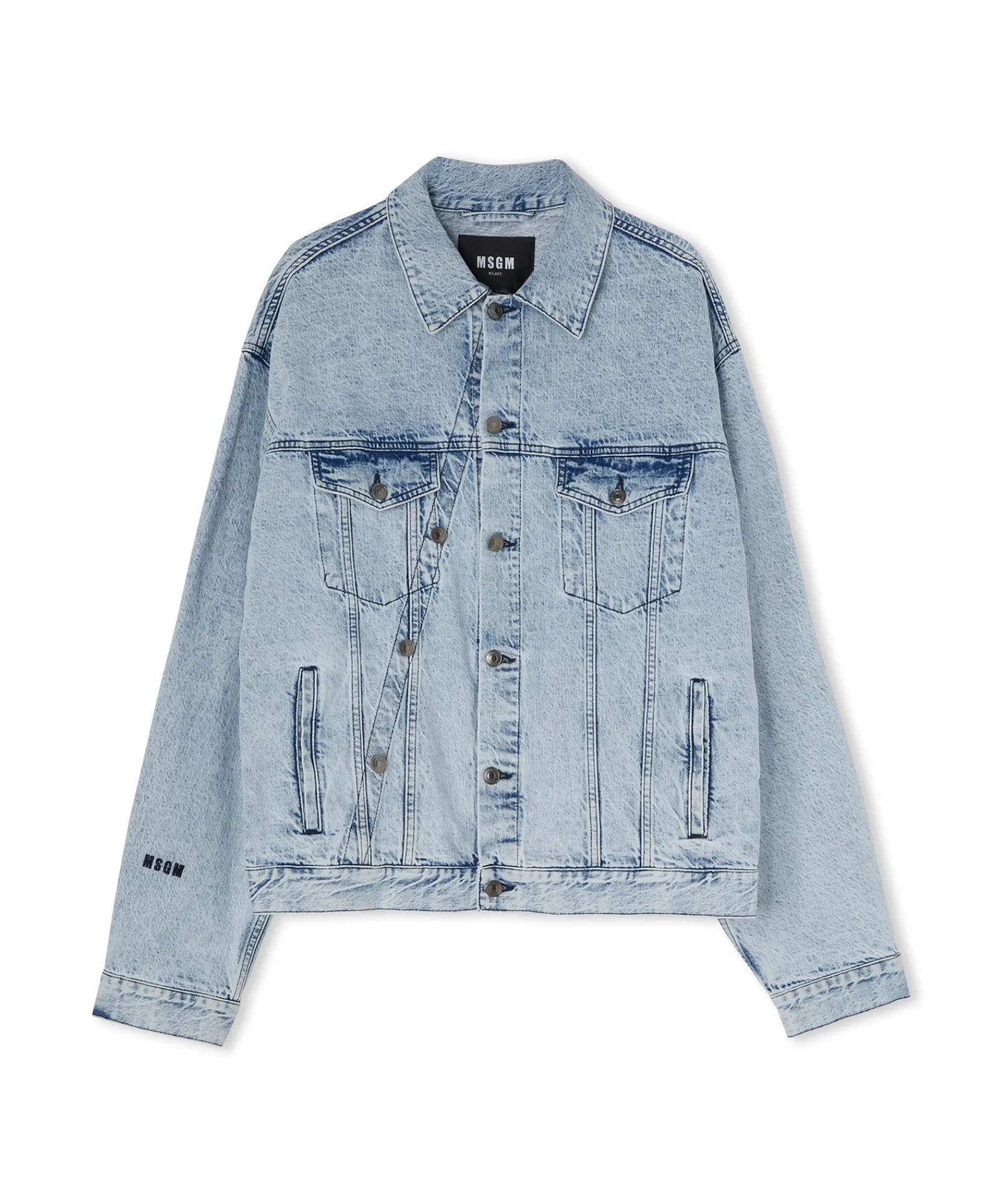 Giacca Di Jeans Con Dopppia Abbottonatura^MSGM Outlet