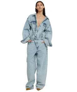 Giacca Di Jeans Con Dopppia Abbottonatura^MSGM Outlet