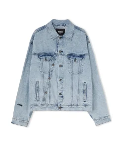 Giacca Di Jeans Con Dopppia Abbottonatura^MSGM Outlet