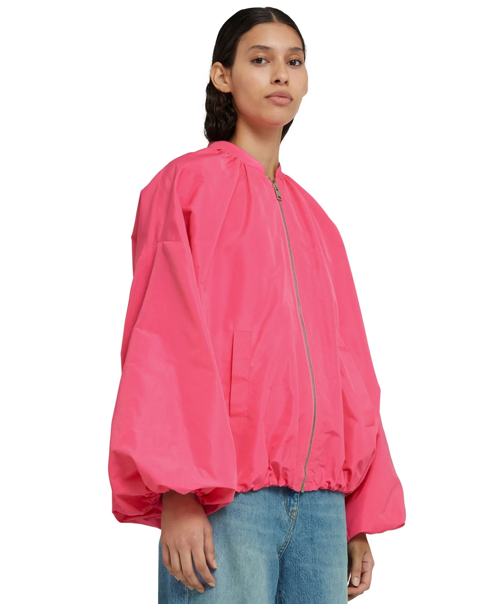 Giacca In Taffeta Con Maniche A Palloncino^MSGM Best
