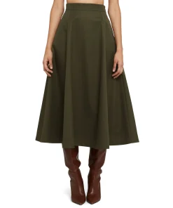 Gonna Midi A Ruota In Cotone^MSGM Best Sale