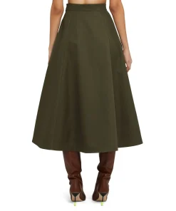 Gonna Midi A Ruota In Cotone^MSGM Best Sale