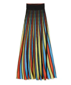 Gonna Midi A Ruota In Maglia Di Viscosa^MSGM Cheap