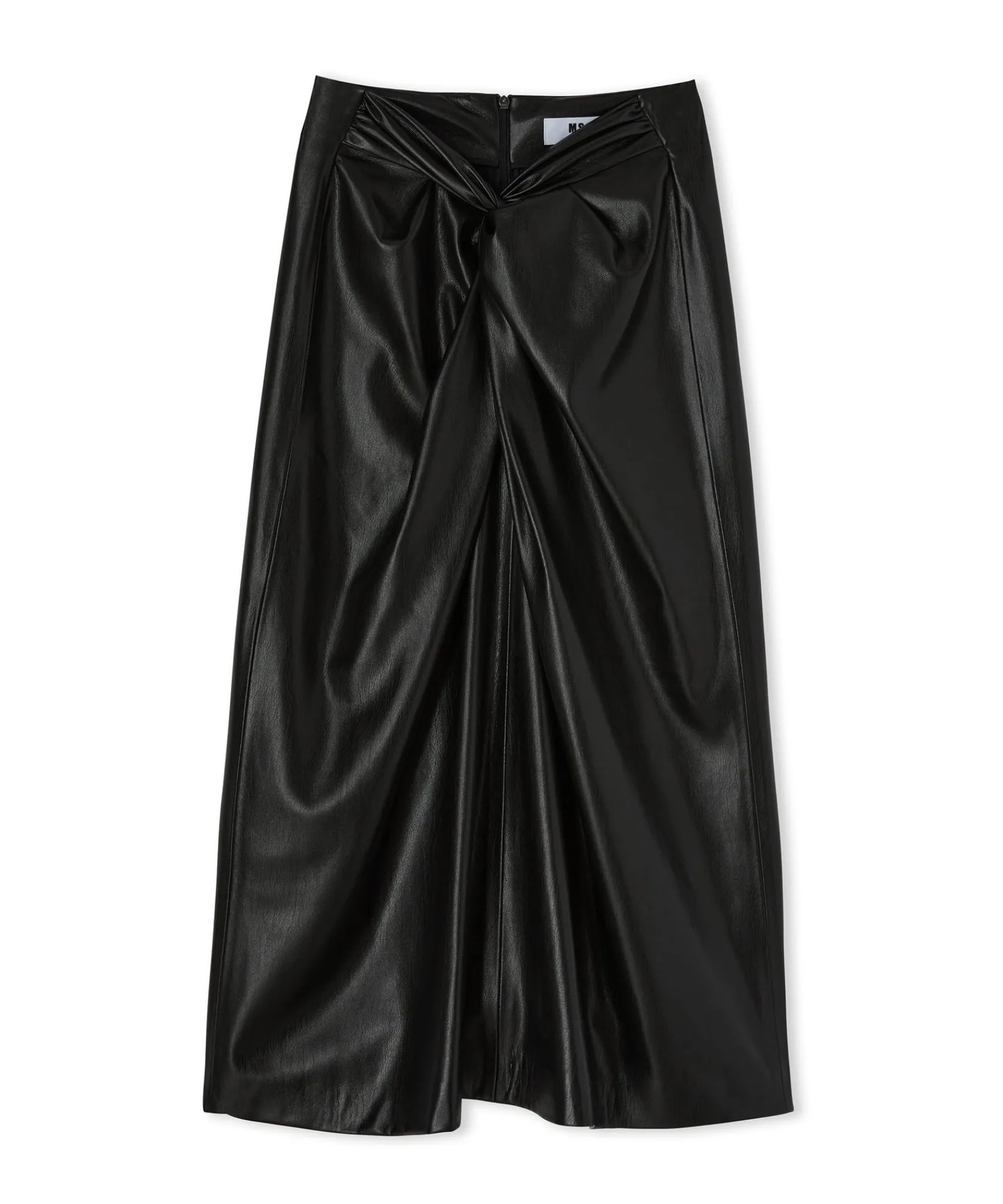 Gonna Midi In Eco-Pelle Con Dettaglio Incrocio^MSGM Flash Sale