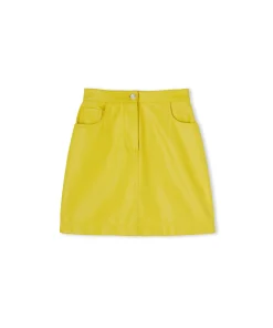 Gonna Mini A Tubino In Eco-Pelle^MSGM Hot