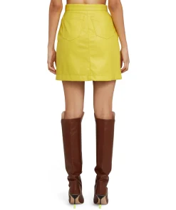 Gonna Mini A Tubino In Eco-Pelle^MSGM Hot