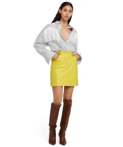 Gonna Mini A Tubino In Eco-Pelle^MSGM Hot