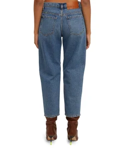Jeans A Gamba Dritta In Tinta Unita^MSGM Cheap