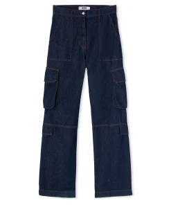 Jeans Cargo Tinta Unita^MSGM Cheap