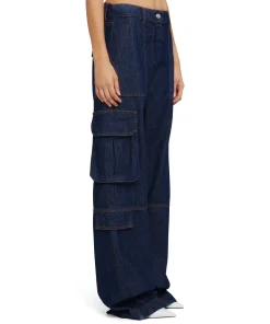 Jeans Cargo Tinta Unita^MSGM Cheap