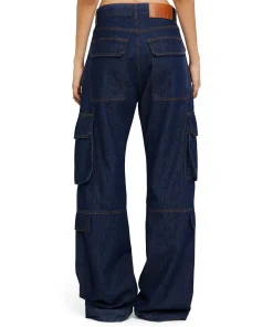 Jeans Cargo Tinta Unita^MSGM Hot