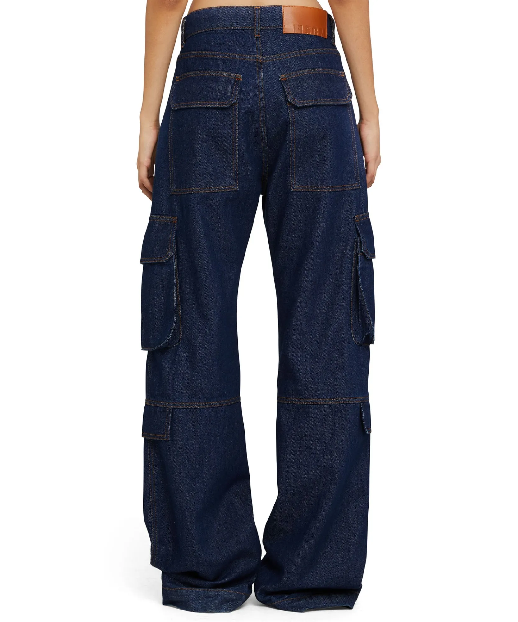 Jeans Cargo Tinta Unita^MSGM Hot