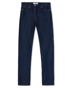Jeans Tailoring A Gamba Dritta In Tinta Unita^MSGM Fashion