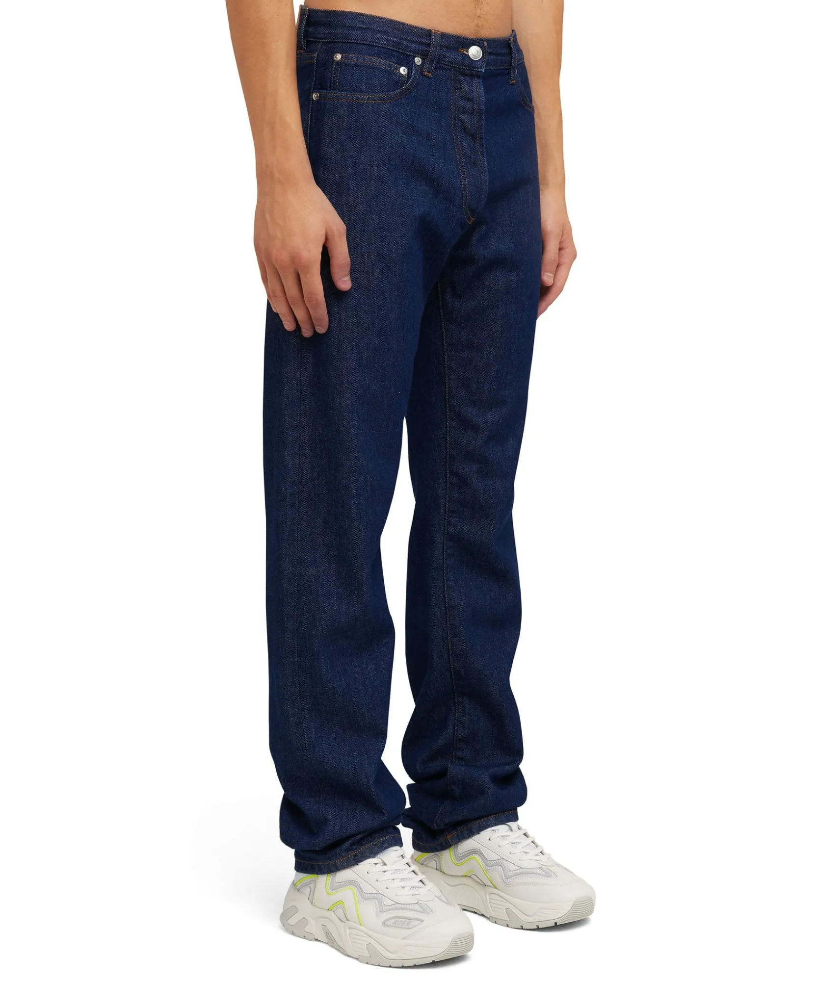 Jeans Tailoring A Gamba Dritta In Tinta Unita^MSGM Fashion