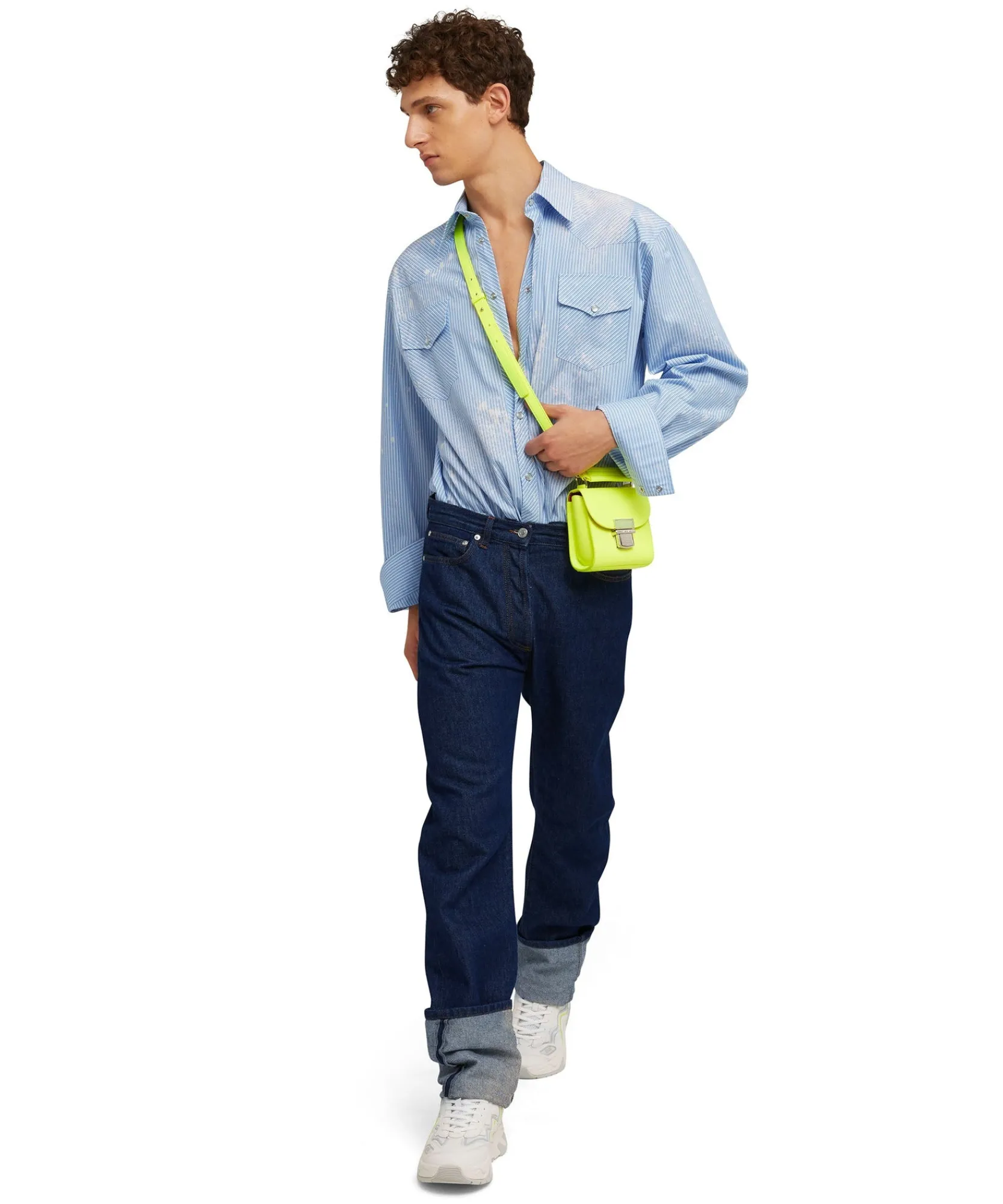 Jeans Tailoring A Gamba Dritta In Tinta Unita^MSGM Fashion