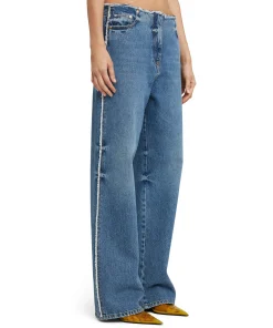 Jeans Vita Bassa A Gamba Dritta^MSGM Flash Sale