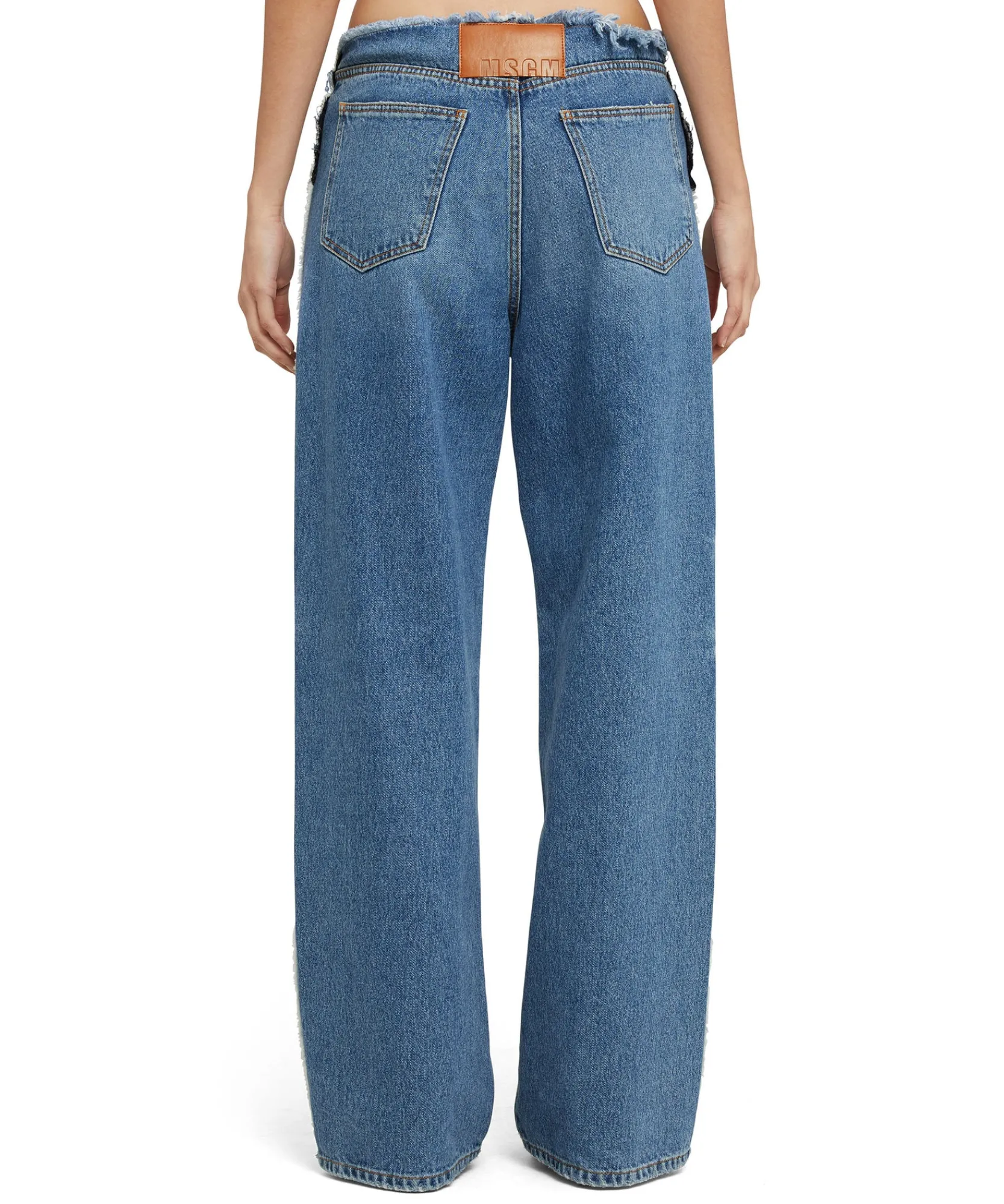 Jeans Vita Bassa A Gamba Dritta^MSGM Cheap