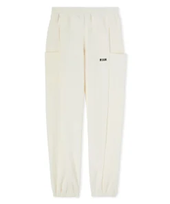 Joggers In Cotone Organico Certificato Della Capsule Fantastic Green^MSGM New