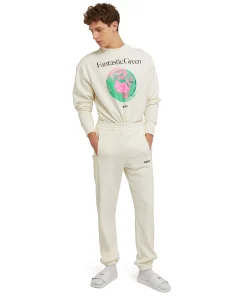 Joggers In Cotone Organico Certificato Della Capsule Fantastic Green^MSGM New