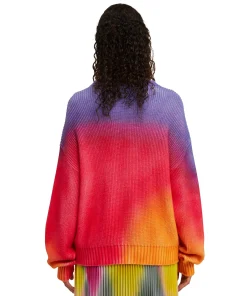 Maglione Girocollo In Cotone Tie Dye^MSGM Cheap