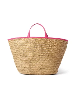 Maxi Tote In Paglia Corredata Da Mini Pouch^MSGM Hot