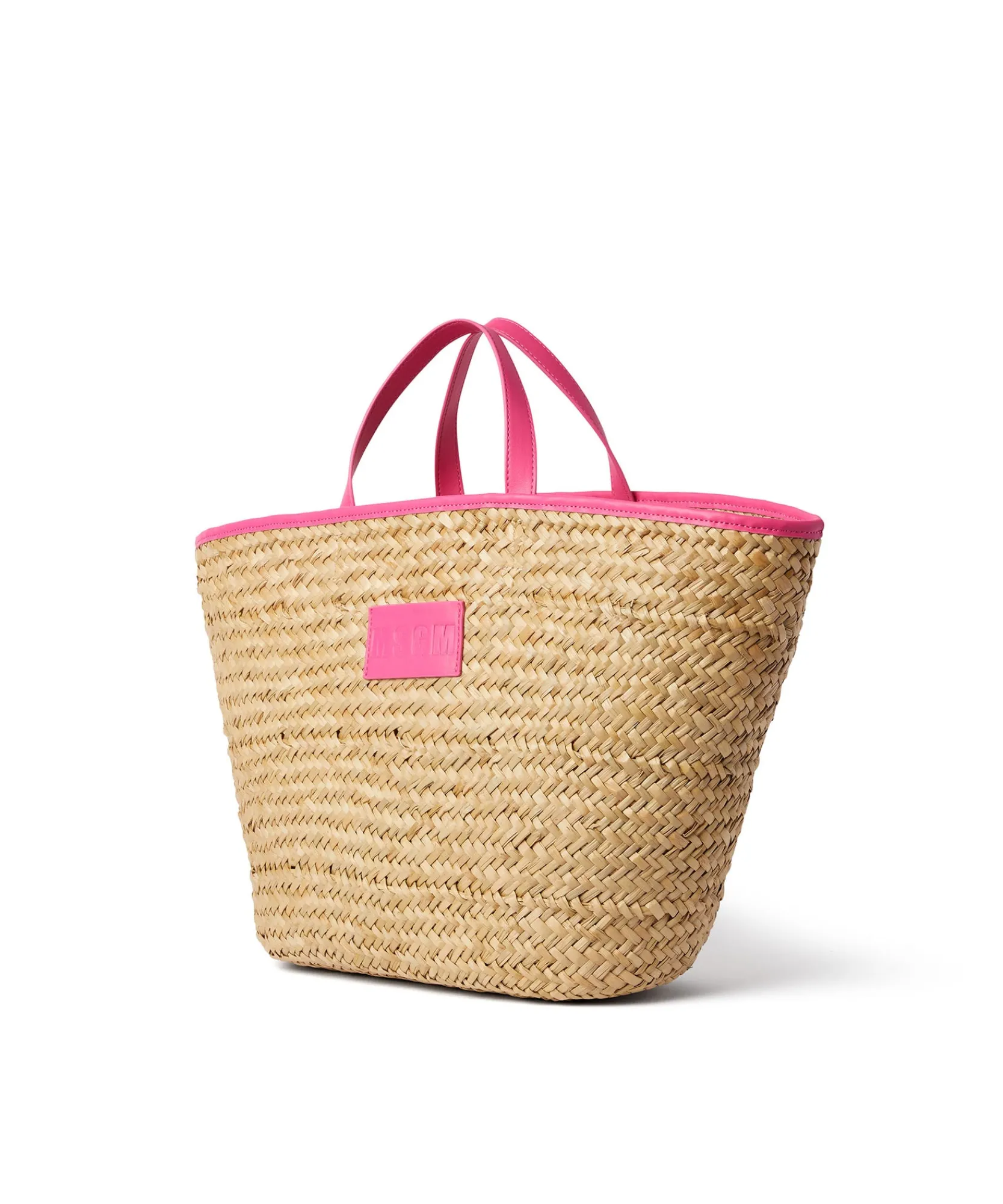Maxi Tote In Paglia Corredata Da Mini Pouch^MSGM Hot
