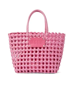 Mini Basket Net Bag Con Mini Pouch Corredata In Ecopelle^MSGM Hot