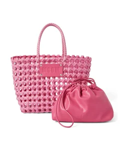Mini Basket Net Bag Con Mini Pouch Corredata In Ecopelle^MSGM Hot