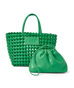 Mini Basket Net Bag Con Mini Pouch Corredata In Ecopelle^MSGM Online