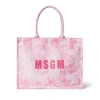 Mini Country Bag Con Stampa "Trompe L'Oeil Lace"^MSGM Shop