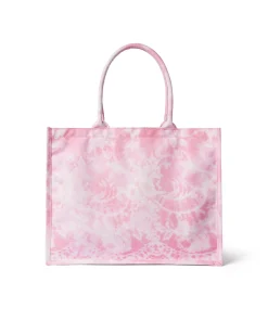 Mini Country Bag Con Stampa "Trompe L'Oeil Lace"^MSGM Shop