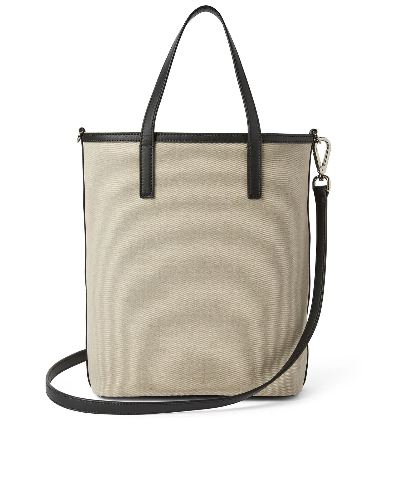 Mini Tote Bag In Cotone Canvas E Dettagli In Pelle^MSGM Discount