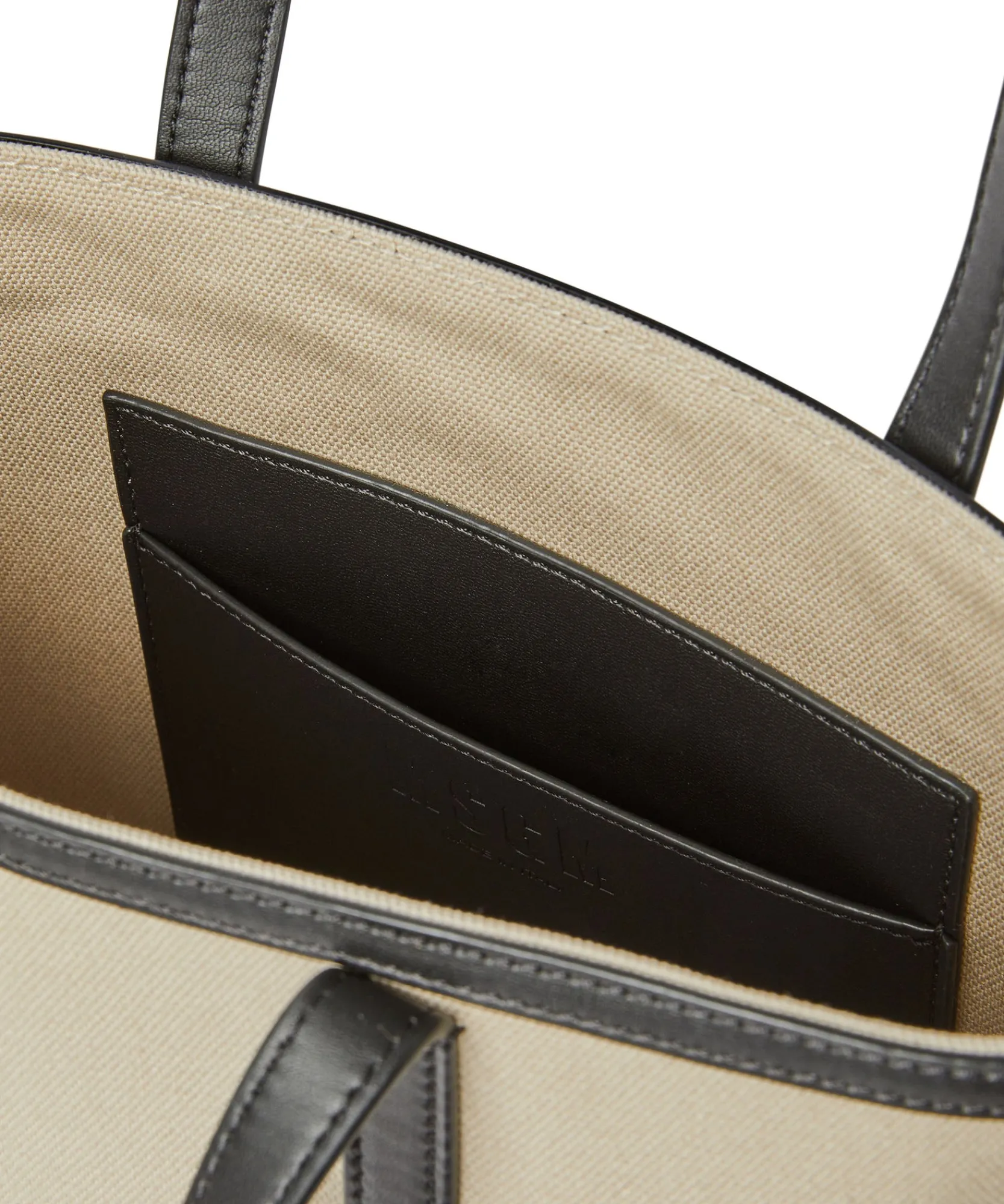 Mini Tote Bag In Cotone Canvas E Dettagli In Pelle^MSGM Discount