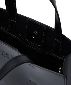 Mini Tote Bag In Ecopelle Con Micrologo^MSGM Flash Sale