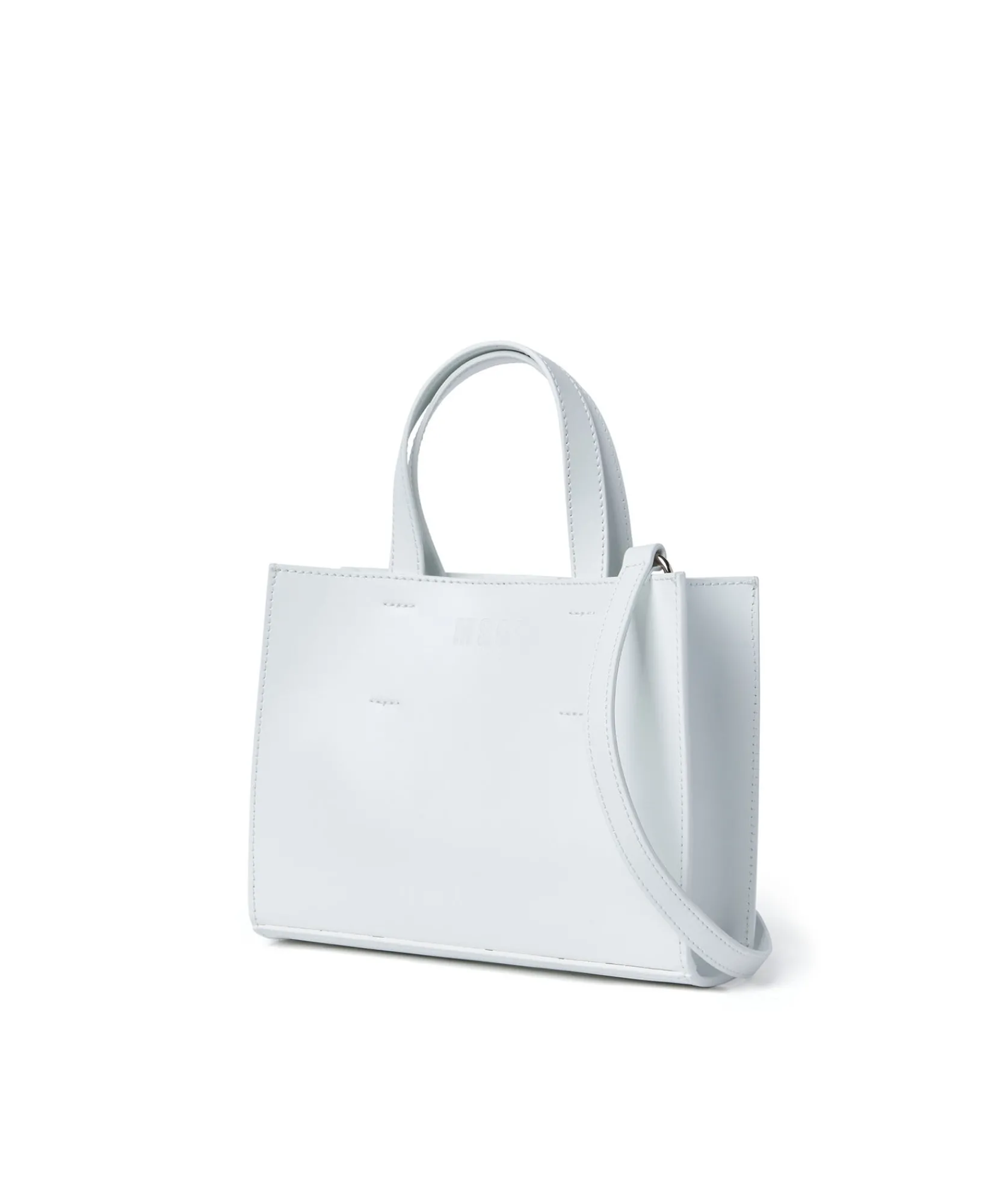 Mini Tote Bag In Ecopelle Con Micrologo^MSGM Outlet