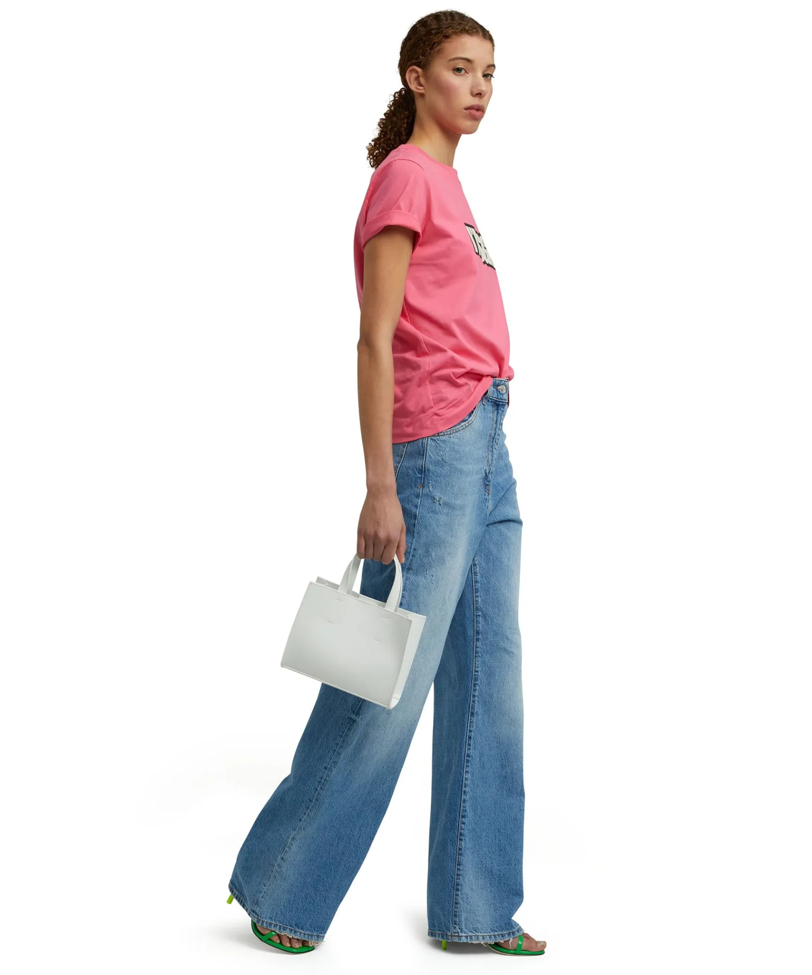 Mini Tote Bag In Ecopelle Con Micrologo^MSGM Outlet