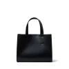 Mini Tote Bag In Ecopelle Con Micrologo^MSGM Fashion