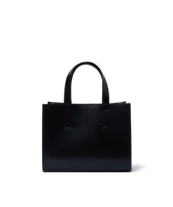 Mini Tote Bag In Ecopelle Con Micrologo^MSGM Fashion