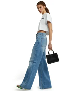 Mini Tote Bag In Ecopelle Con Micrologo^MSGM Fashion
