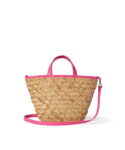 Mini Tote In Paglia Corredata Da Mini Pouch^MSGM Hot