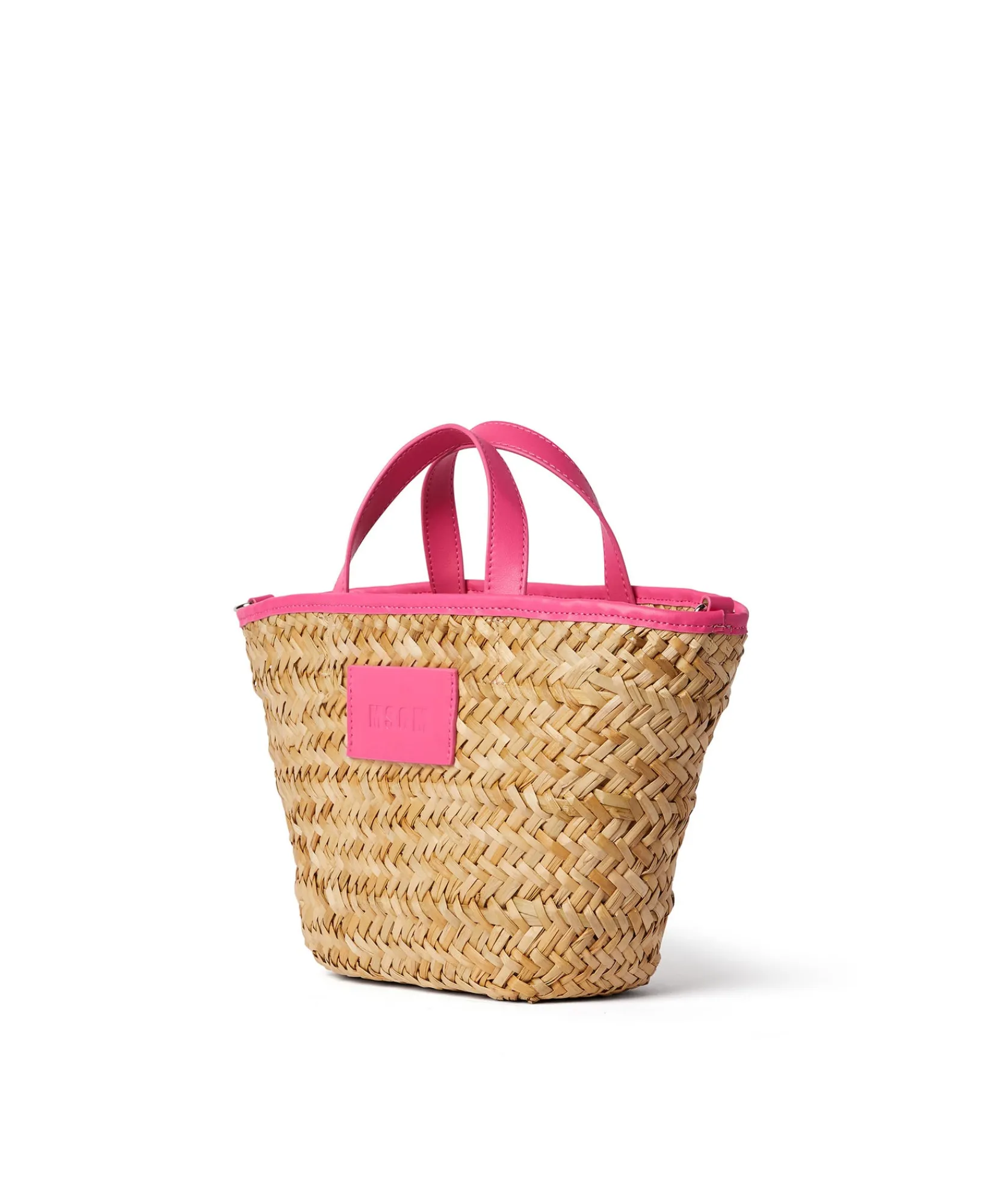 Mini Tote In Paglia Corredata Da Mini Pouch^MSGM Hot