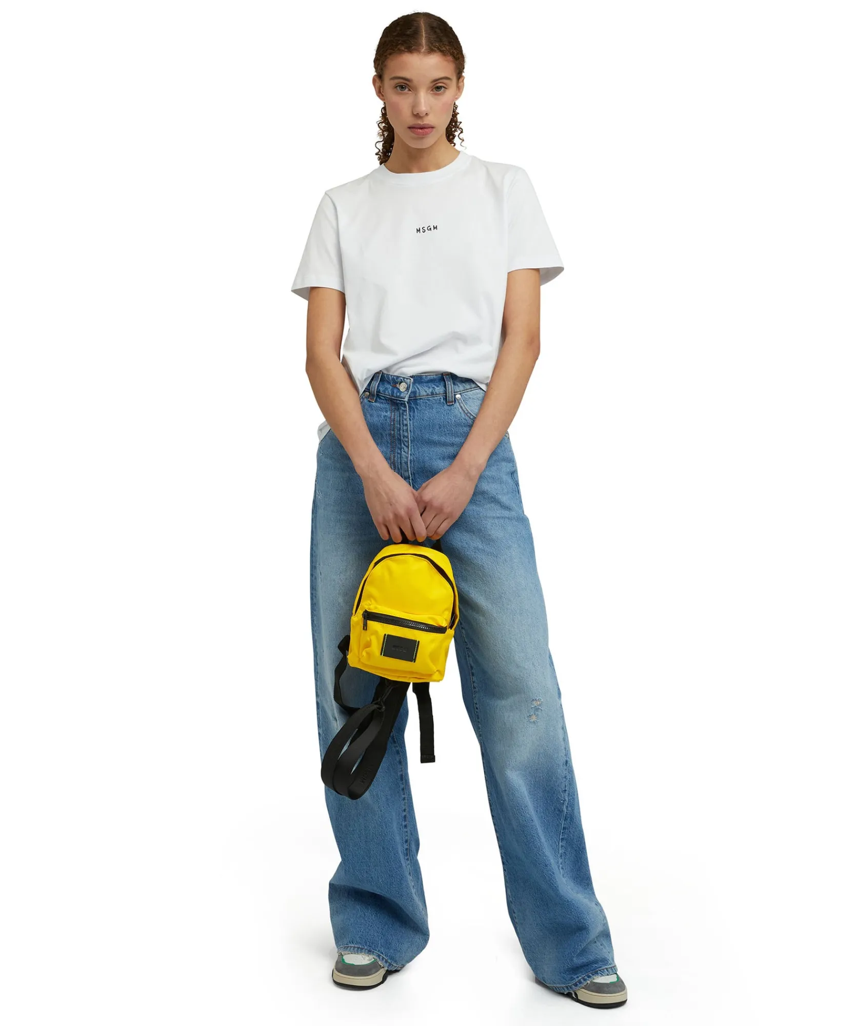 Mini Zaino In Nylon Signature ^MSGM Cheap