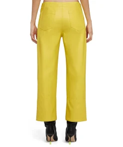 Pantalone A Boot-Cut A Gamba Dritta In Eco-Nappa^MSGM Cheap