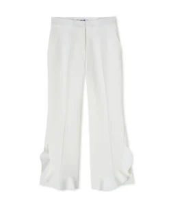 Pantalone A Gamba Dritta In Double Crepe Cady^MSGM Clearance