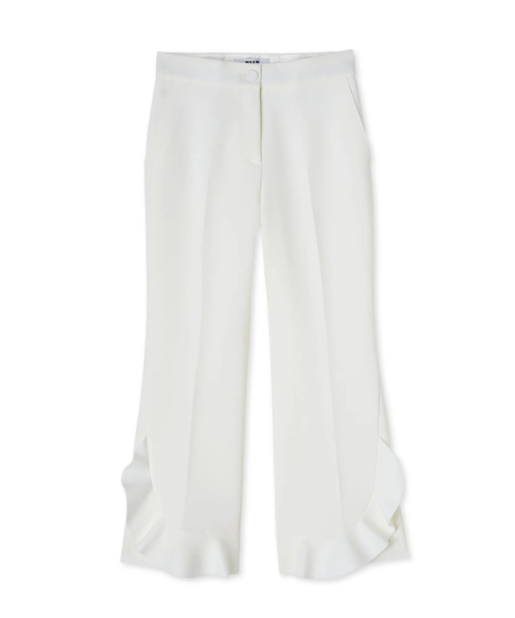 Pantalone A Gamba Dritta In Double Crepe Cady^MSGM Clearance