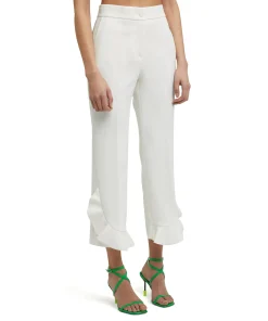 Pantalone A Gamba Dritta In Double Crepe Cady^MSGM Clearance