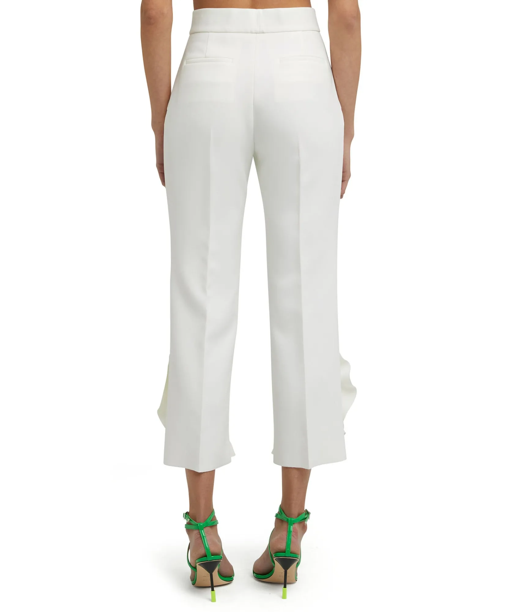 Pantalone A Gamba Dritta In Double Crepe Cady^MSGM Clearance