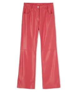 Pantalone A Gamba Dritta In Eco-Nappa^MSGM Store